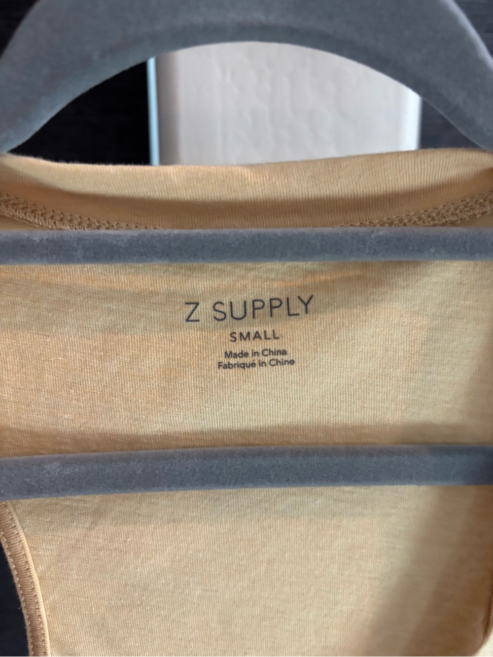 Z Supply Women’s Pocket V-Neck Tank Top - Pink and Yellow Bundle - Picture 4 of 5